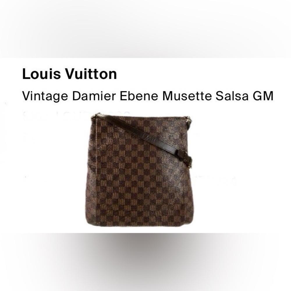 Louis Vuitton Brown Checkered Men's Bag